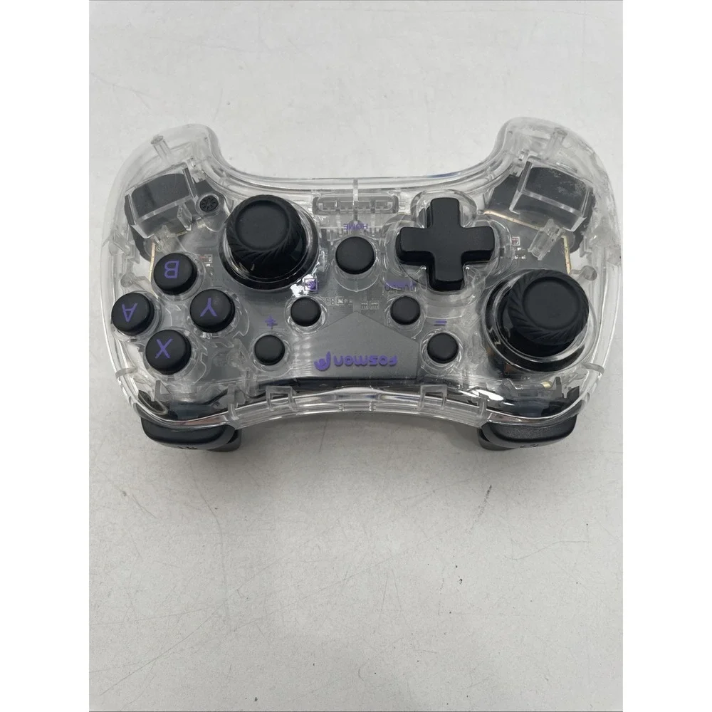 Fosmon ClearWireless Bluetooth Switch Gaming Controller with RGB Lights C10804FG